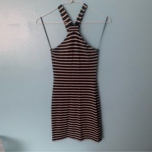 TopShop Bodycon Striped Dress